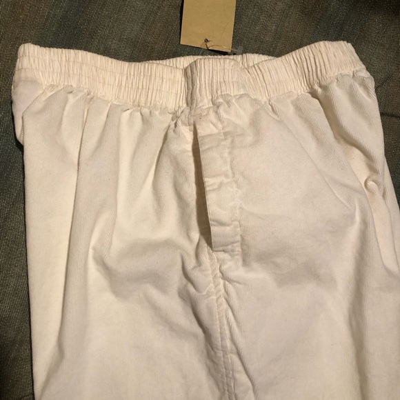 Saks Fifth Avenue light corduroy with elastic waist. Washed but never worn. - Picture 7 of 8